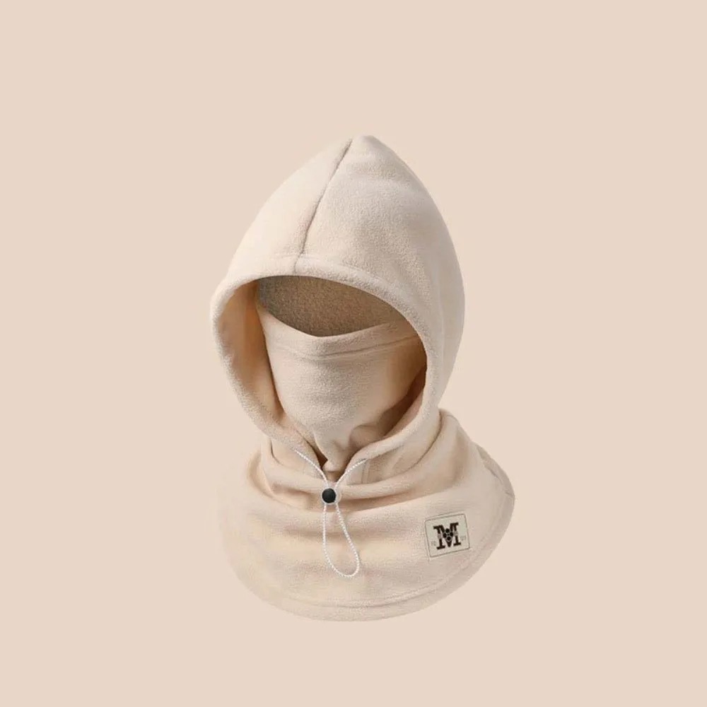 عارضة دفئا مقنعين الرقبة كاب الرباط يندبروف الشتاء البلوز قبعة بلون الأذن حماية الصوف بالاكلافا قبعة ركوب الدراجات