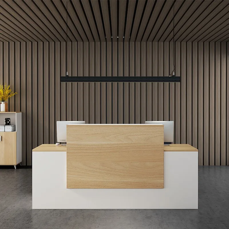 

Storage Furniture Reception Desks Office Vevor Store Business Reception Desks Simple Artificial Board Furniture Приемная MHJDT
