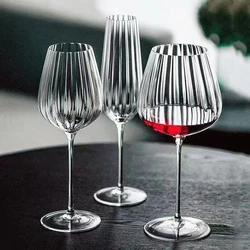 Crystal Red Wine Cup Scandinavian Tall Champagne Glasses Burgundy Glasses for Household Use