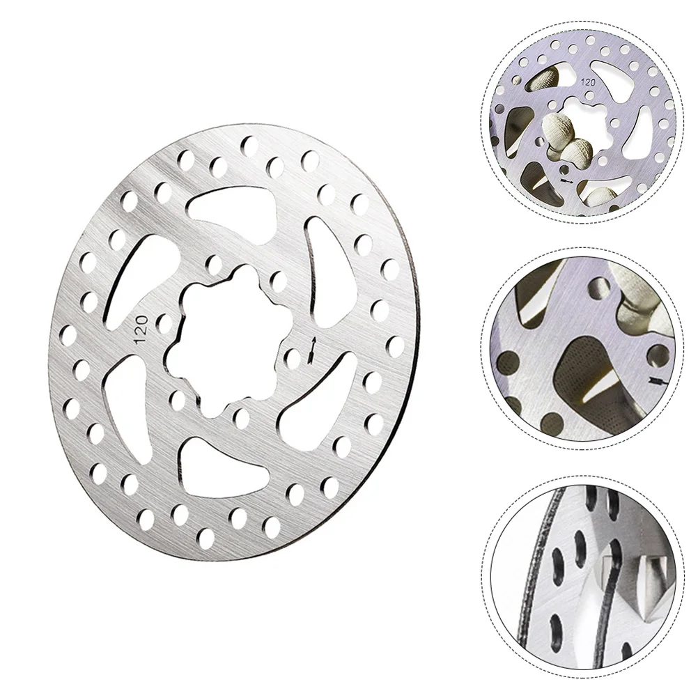 

Stainless Steel Scooter Bike Disc Rotor Universal Electric Scooter Accessory High Strength Hollow Design Mountain