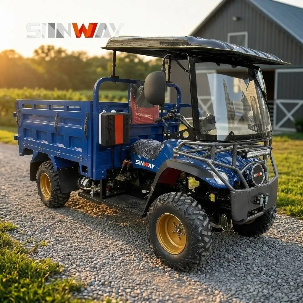 

Professional ATV UTV Utility Vehicle 4x4 6x6 Off Road Farm Transport for Orchard Harvesting