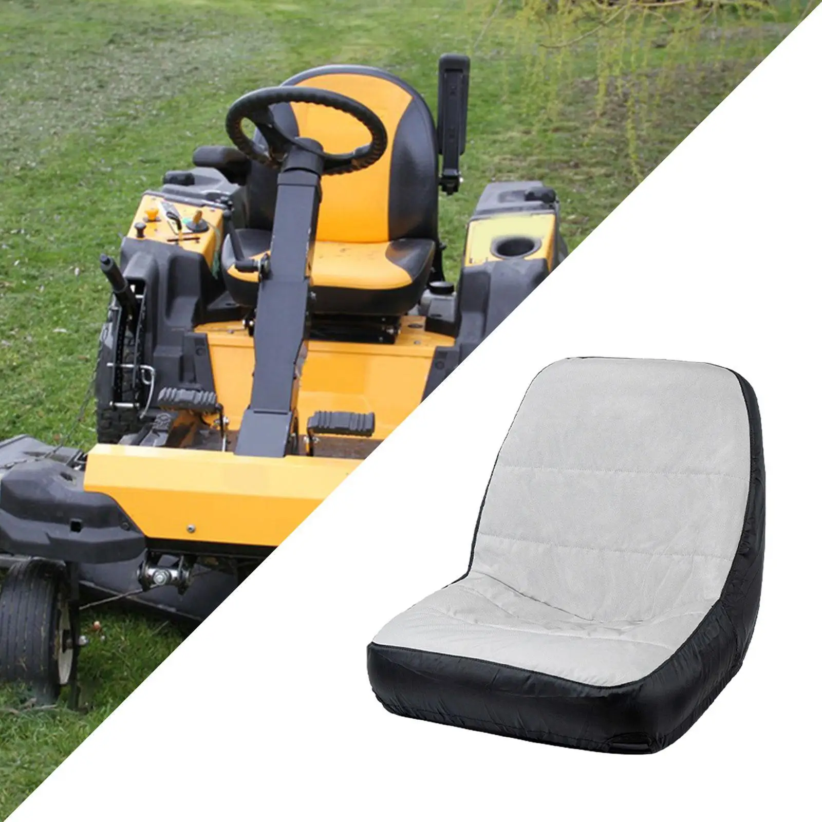 Durable Waterproof Mower Seat Cover 600D Polyester Dustproof Cushion Protector for Lawn Mower Robot Shelter