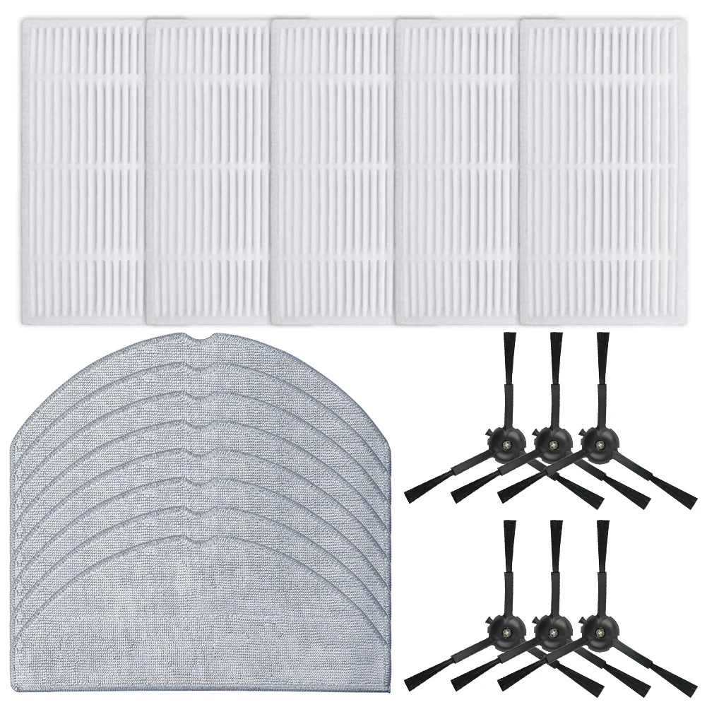 Replacement Accessories Mop Cloth Kit Household Use Comprehensive Cleaning Kit Efficient Dust Capture Cleaning Mop Cloths Set