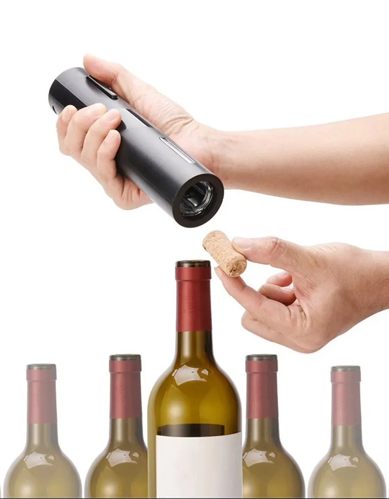 Electric Bottle Opener for Red Wine Foil Cutter Automatic Red Wine Openers Kitchen Accessories Gadgets Bottle Opener view 4