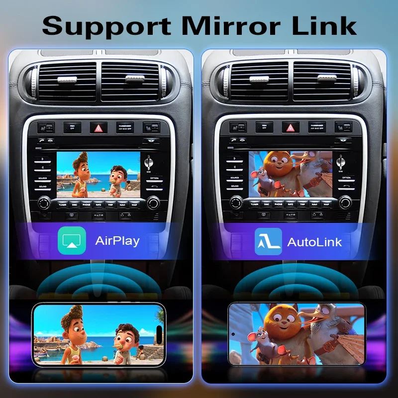 Wireless New Carplay For Porsche 911 Bosxter Cayman Macan Cayenne Panamera PCM/CDR  Android Auto Support Rear Camera
