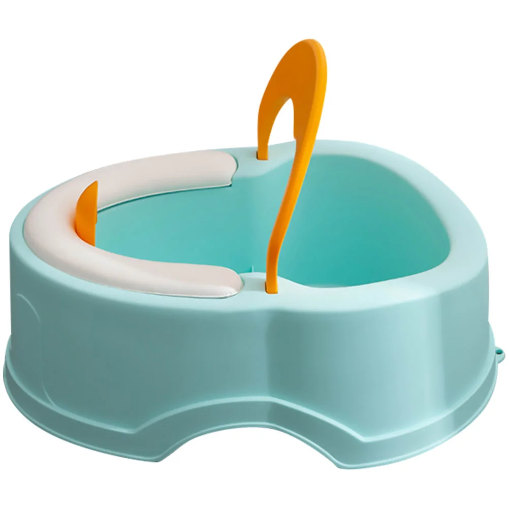 

Portable Toddler Potty Toilet Baby Bathtub Bathtubs for Toddlers Convenient Household Blue Pvc Children