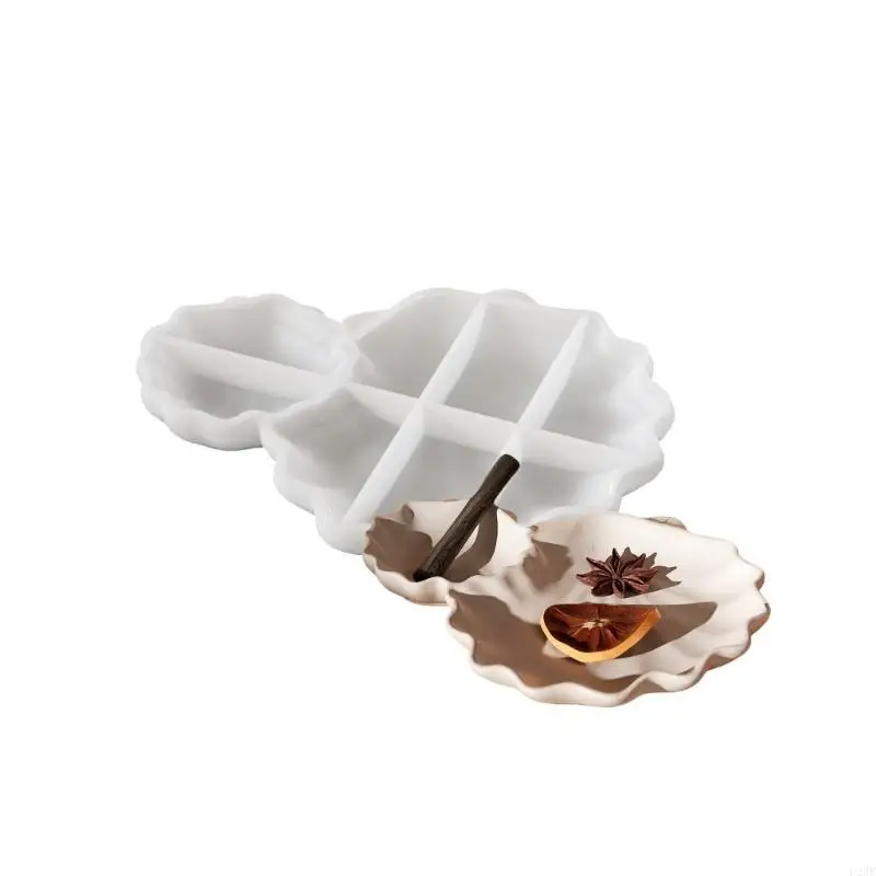 Fashionable Shells Shaped Silicone Mould Tray for Epoxy Resin Jewelry Plate Holder Craft Art and Home Decoration