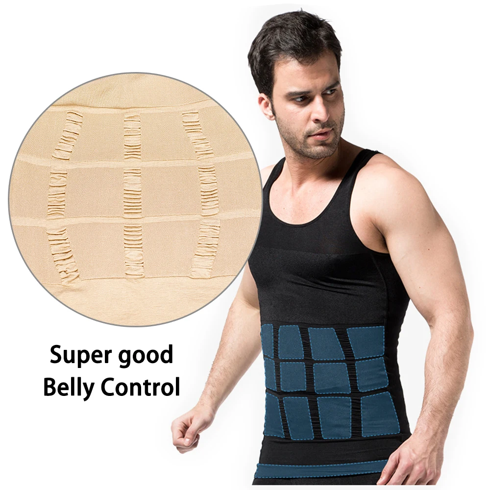 Compression Shirt Men Abdomen Reductive Girdle Body Shaper Corset Belly Slimming Bodysuits Shapewear T Vest Suit Sexy Underwear