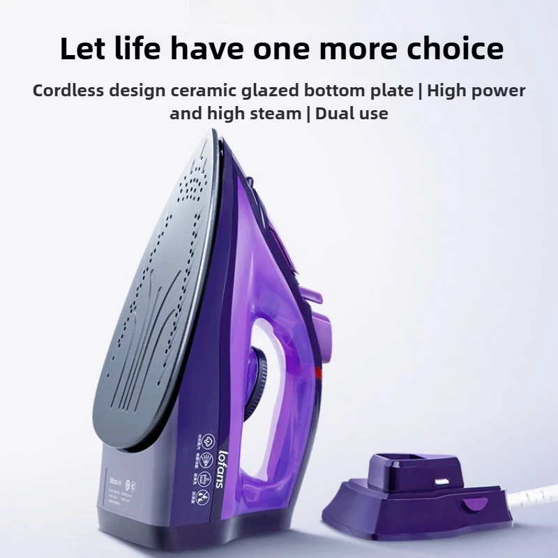 

New Household Cordless Electric Steam Iron Fast Clothing Steam Generator Road Iron Ironing Multifunctional Adjustable
