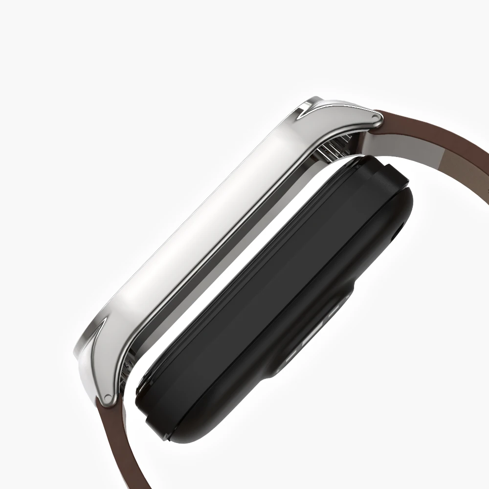 Strap für Xiaomi Mi Band 7 6 5 4 3 Armband für Mi Band 5 PU Leder Handgelenk Mi Band 6 Strap Armbänder Pulseira Smart Zubehör