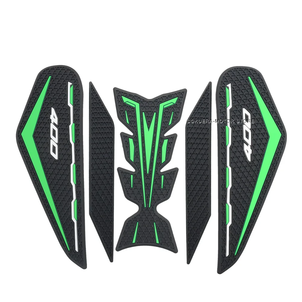 For Kawasaki Ninja 400 Z400 2018-2020 Motorcycle Tank Pad Sticker Traction Fuel Tank Pad Anti Slip Sticker Knee Protector