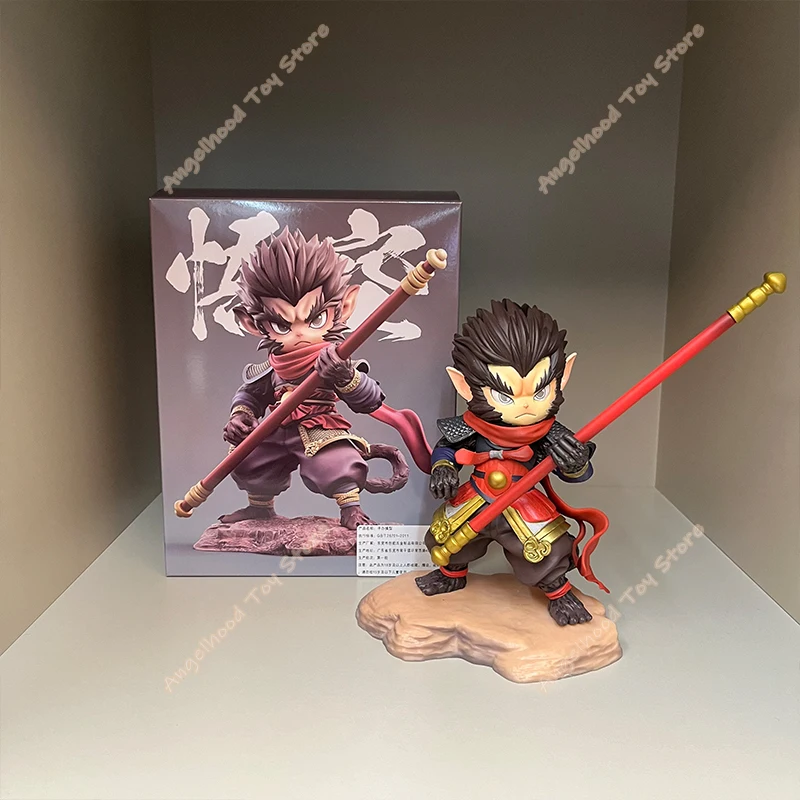 Black Myth:Wukong Anime Figure Q Version Figurine, PVC, Gk Statue, Modèles, Collection de poupées, Ornements pour la maison, Jouets, Cadeaux