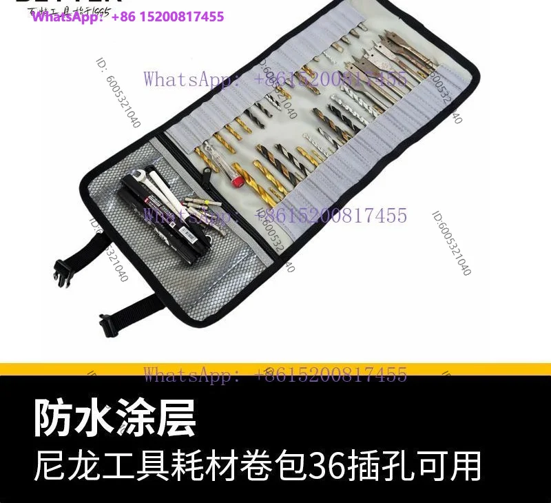 Multi functional maintenance consumables, batch heads, drill bits, parts, wood/electrical tools, roll packs