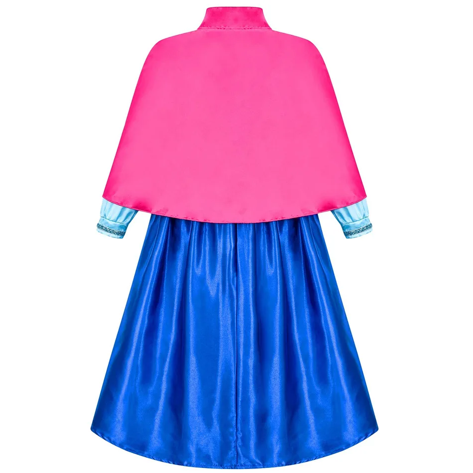 Mädchen Eis-Fantasie-Prinzessin Mesh-Ballkleid Kinder Cosplay-Kleid für Halloween, Karneval, Geburtstag, Themenparty, Rollenspiel – Detail 28