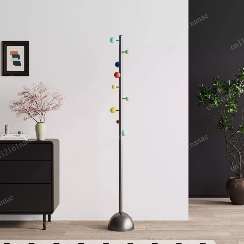 Household vertical hanger floor-to-ceiling bedroom simple small apartment coat rack living room entrance corner clothes rack