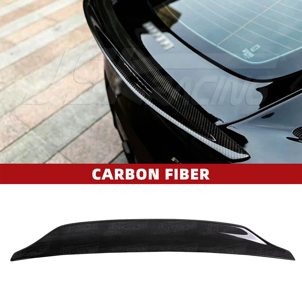 For Ferrari F12 Berlinetta 2013-2015 D Style Carbon Fiber Rear Spoiler