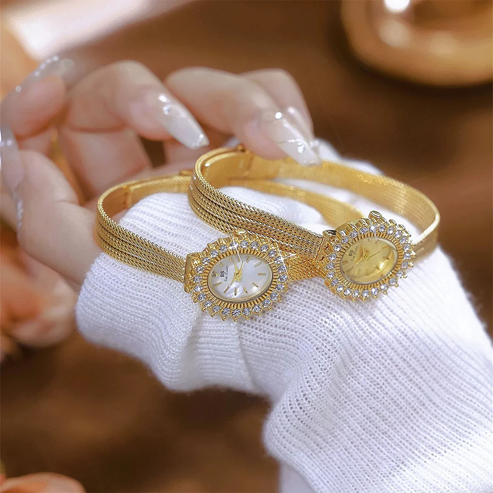 Bee Sister مجوهرات فاخرة ساعة نسائية مزاجه ساعات نسائية موضة ملابس يومية ساعات المعصم للسيدات هدية