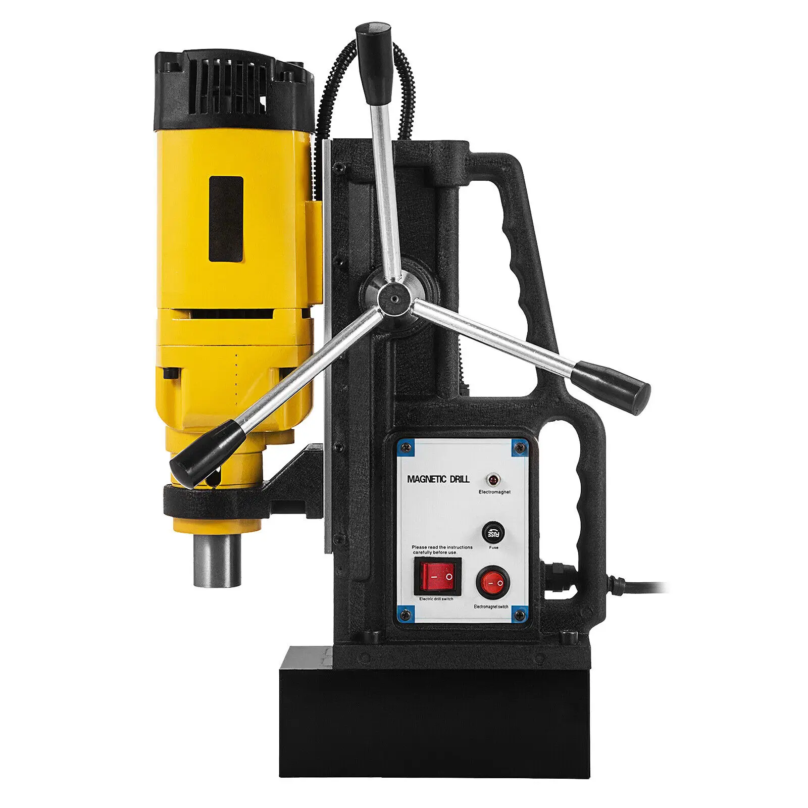 VEVOR 1200W Magnetic Drilling Machine 13000N Magnetic Drill Press Boring Maximum Boring Depth Magnet Force Tapping (MB-23)