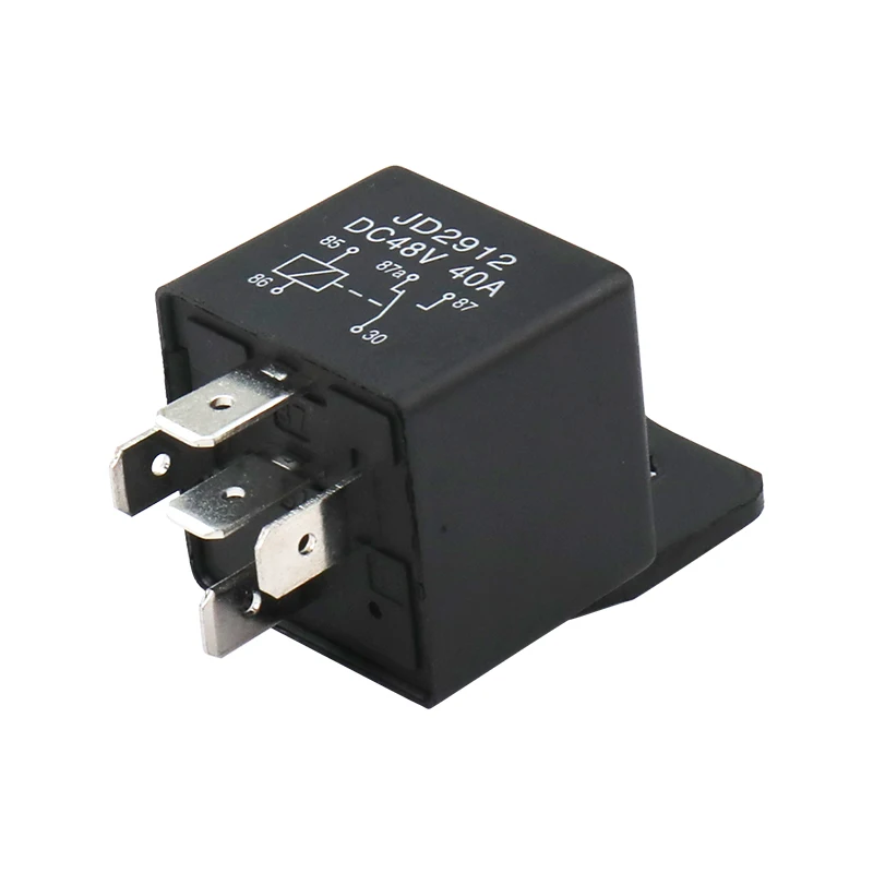 JD2912 DC 48V Automotive Relay Changeover Relay 40A Switch Control 5 Pin Relay with Plastic Back