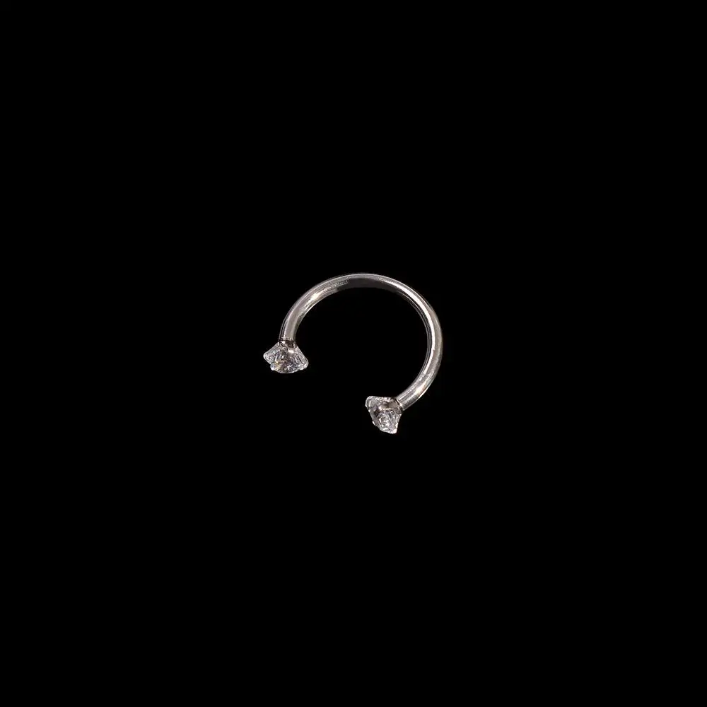 Novo e Popular Piercing de Aço Inoxidável para Septo, Nariz, Lábio, Cartilagem, Hélice, Argola Cativa, Sobrancelha e Orelha - Joia