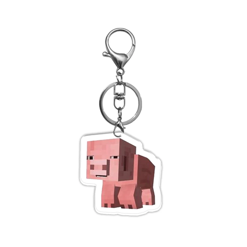 Diy Minecraft Totem of Undying Creative Acrylic Keychain Keyring Game Peripheral Phone Chain Backpack Pendant Holiday Gifts - Image 5