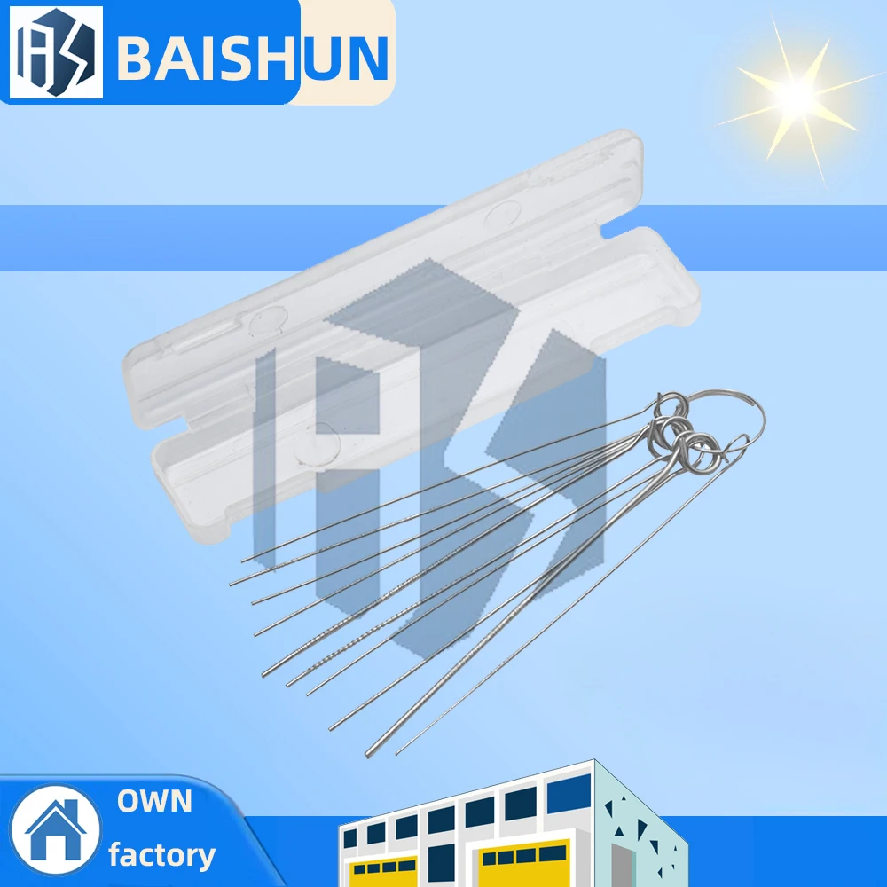 

10 Kinds Stainless Steel Needle Set PCB Electronic Circuit Through Hole Needle Desoldering Welding Repair Tool 80mm 0.7-1.3mm