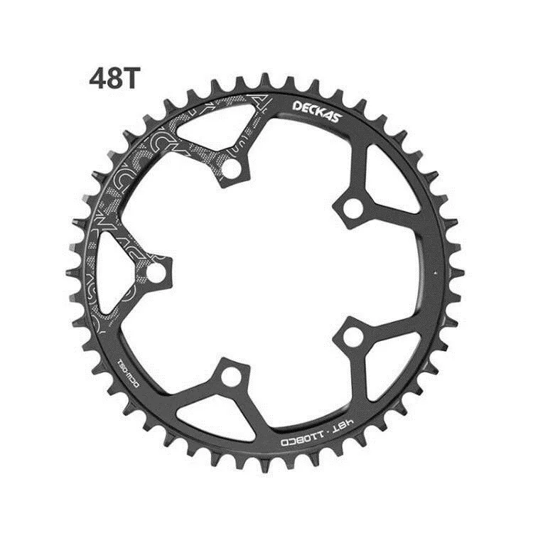 DECKAS KEOS 110BCD Kettingblad 36T-52T Fietskettingwiel voor Shimano SRAM 5 Bolt Racefiets Smalle Brede Crank Fietsaccessoires