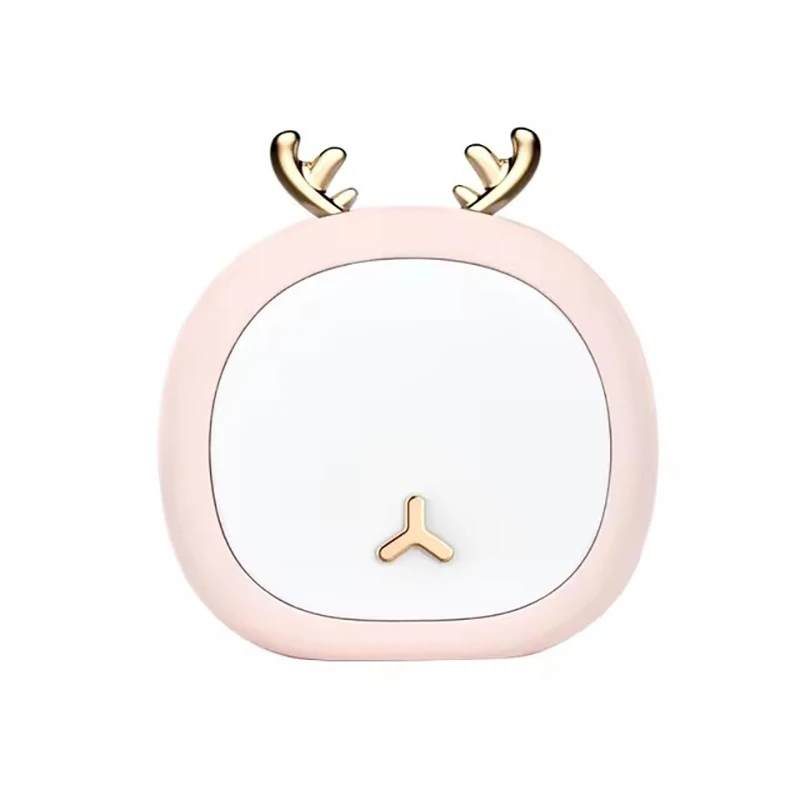 Cute Night Light Deer Bunny Nursery Light for Kids Baby Rechargeable Touch Control 3 Brightness Adjustable Table Bedside Lamp