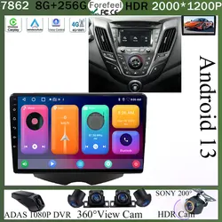 Carplay Android 12 Car Radio For  Hyundai Veloster FS 2011 - 2017 Multimedia Video Player electoronics Navigation GPS NO 2DIN BT