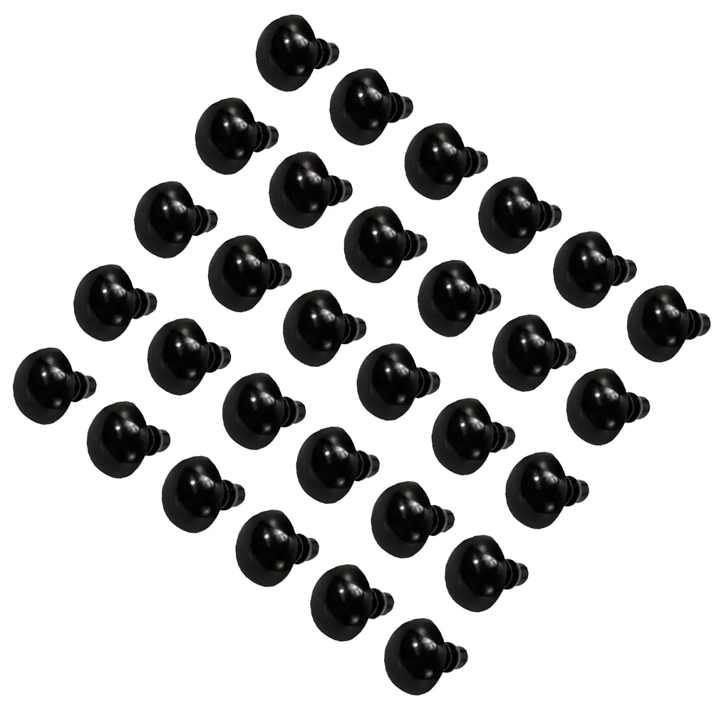 

Plastic Screw 6Mm Black Diy Eyes For Crafts Safety Eyes Supplies Handmade Decoration Kids School Projects