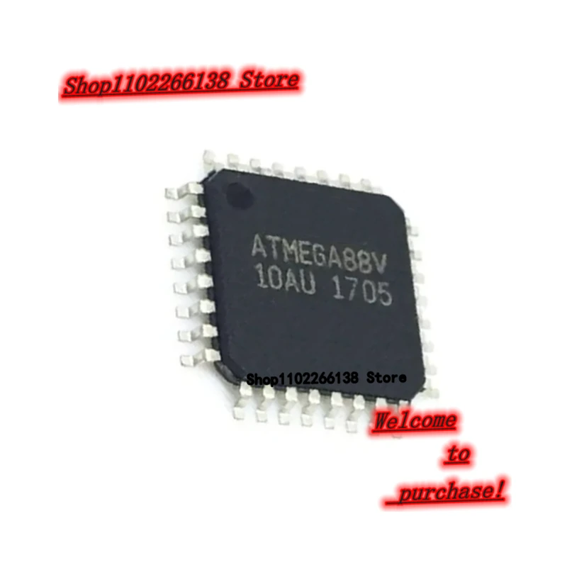 ATMEGA88V-10AU ATMEGA88V TQFP-32 Chip IC 1pcs/lot