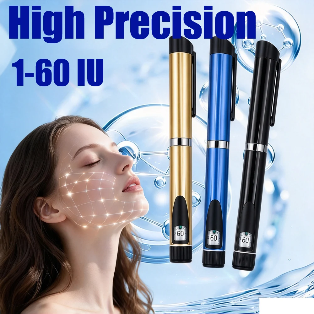 High Precision V3 Metal Reusable Injection Pen 1-60 IU