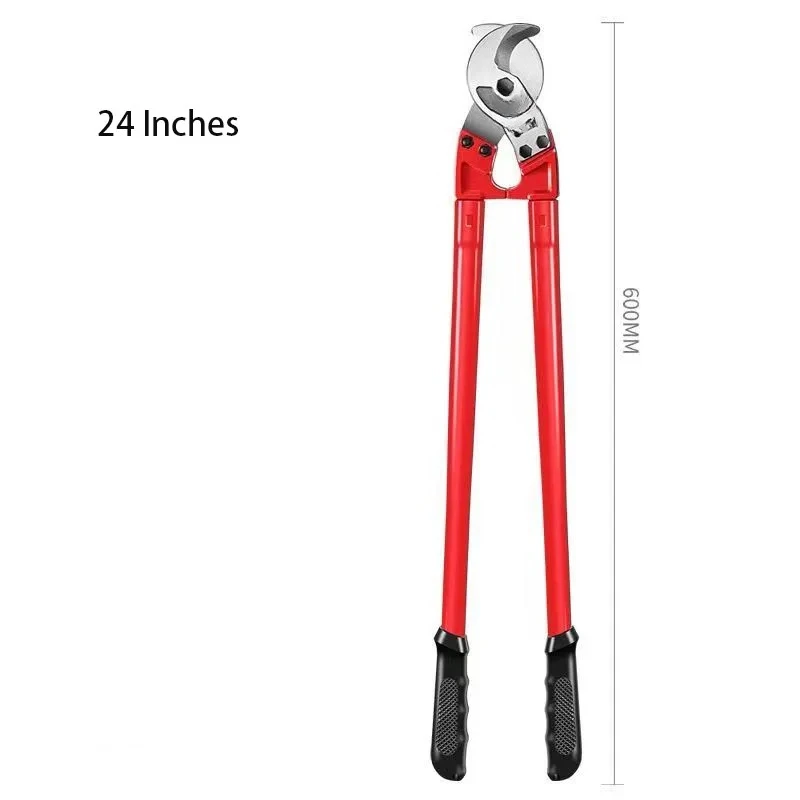 Industrial-Grade 18/24 Inches Heavy Duty Cable Scissors Wire Cutter Plier CR-V Steel Forged High Hardness Wire Cutter Plier