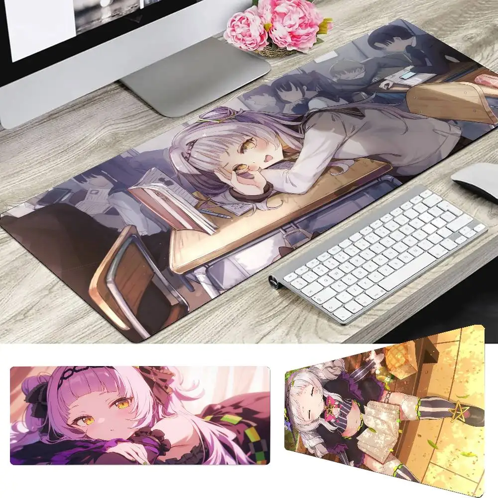 Murasaki Shion Anime H-hololive Mousepad Non-slip Suitable For Office Computers Laptops E-sports Game Desk Mats XXL Keyboard
