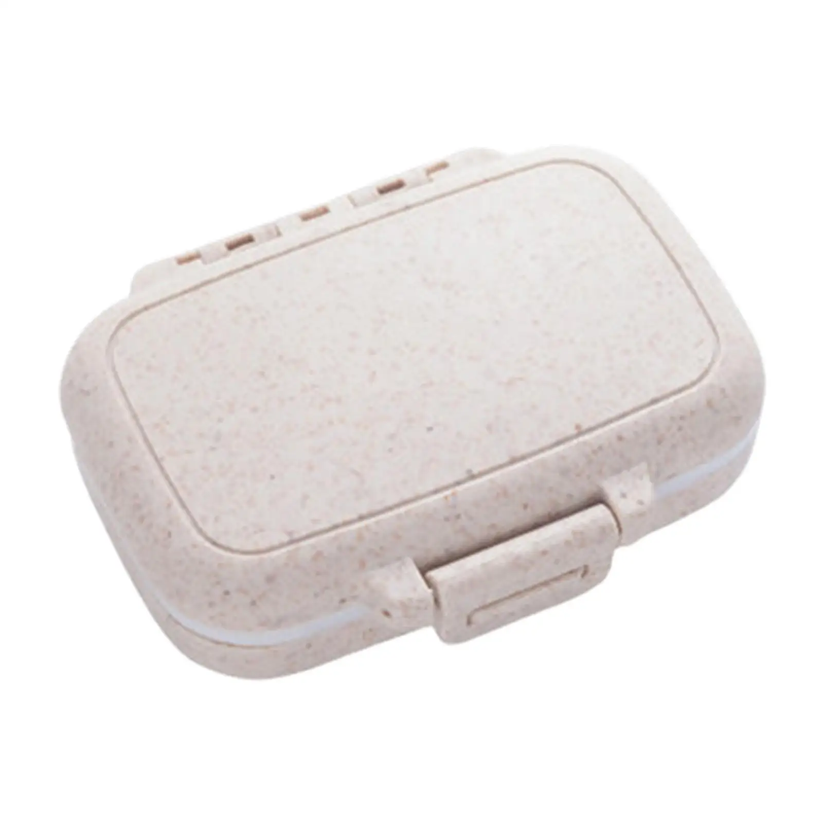 Mini Pill Organizer 3 Grid Compartment Dustproof Pill Storage Box Pocket Pill Container for Supplements Travel