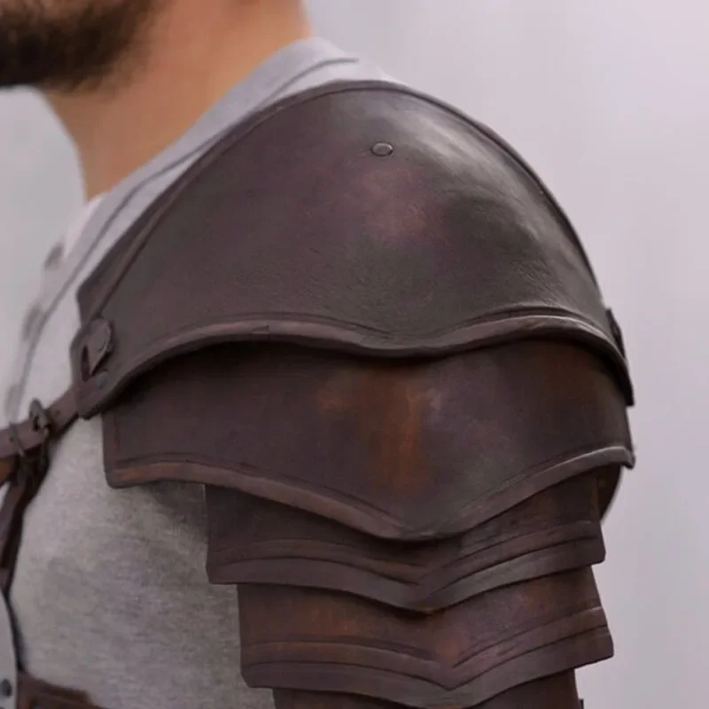 Аксессуар для косплея в средневековом стиле, винтажный Готический аксессуар, стандарт Spaulder Pauldrons, рыцарь викингов, Гладиатор, Броня на плечо