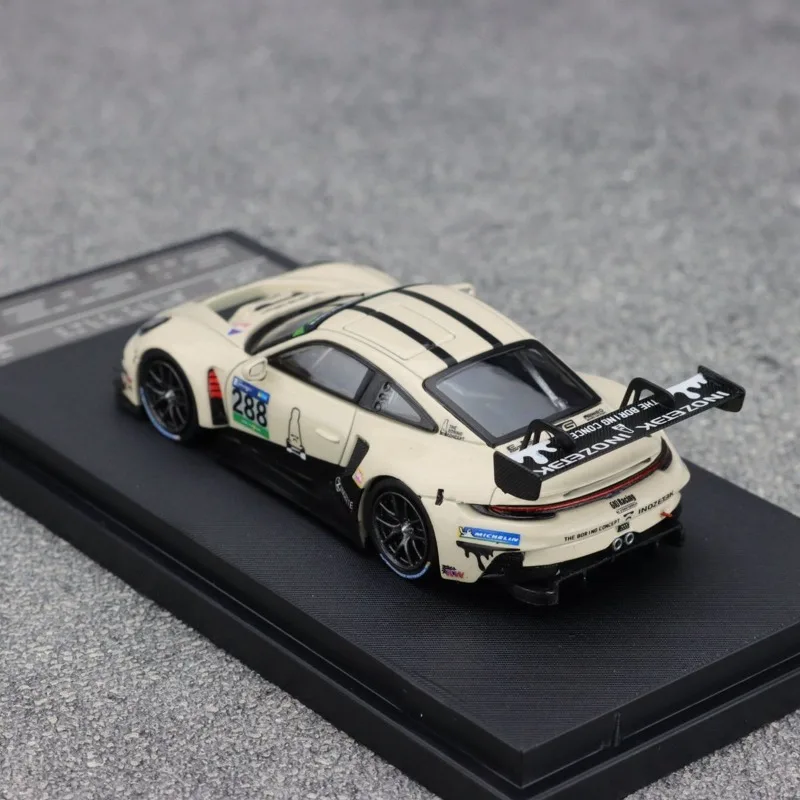 STAR RACE SR 1/64 911 GT3 R #288 Alloy Motor Vehicle Toy Die-casting Metal Model Collection Boy Christmas Gifts