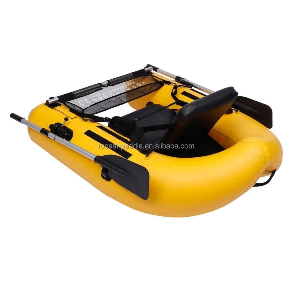 CE OEM Custom PVC Belly Boat Inflatable Rowing Boat Sea River Whitewater Belly Fishing Lure Boat For Sale