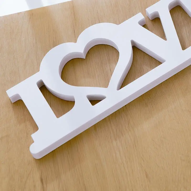 Love Signs Decor Modern Letter Logo Ornament Delicate Home Word Table Sign Decor For Modern Apartment Office And Home