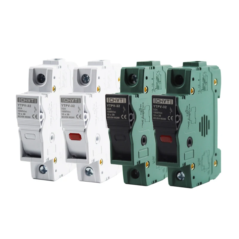 30PCS2024 New Good Price Ceramic Thermal 1000V 15A Dc Pv Fuse And Holder 10x38