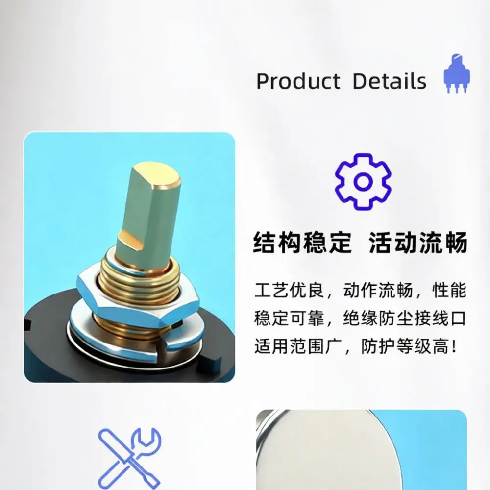Non Contact Hall Angle Sensor Precision Magnetic Potentiometer 360 Degree Absolute Encoder Industrial Rotation Measuring Tool
