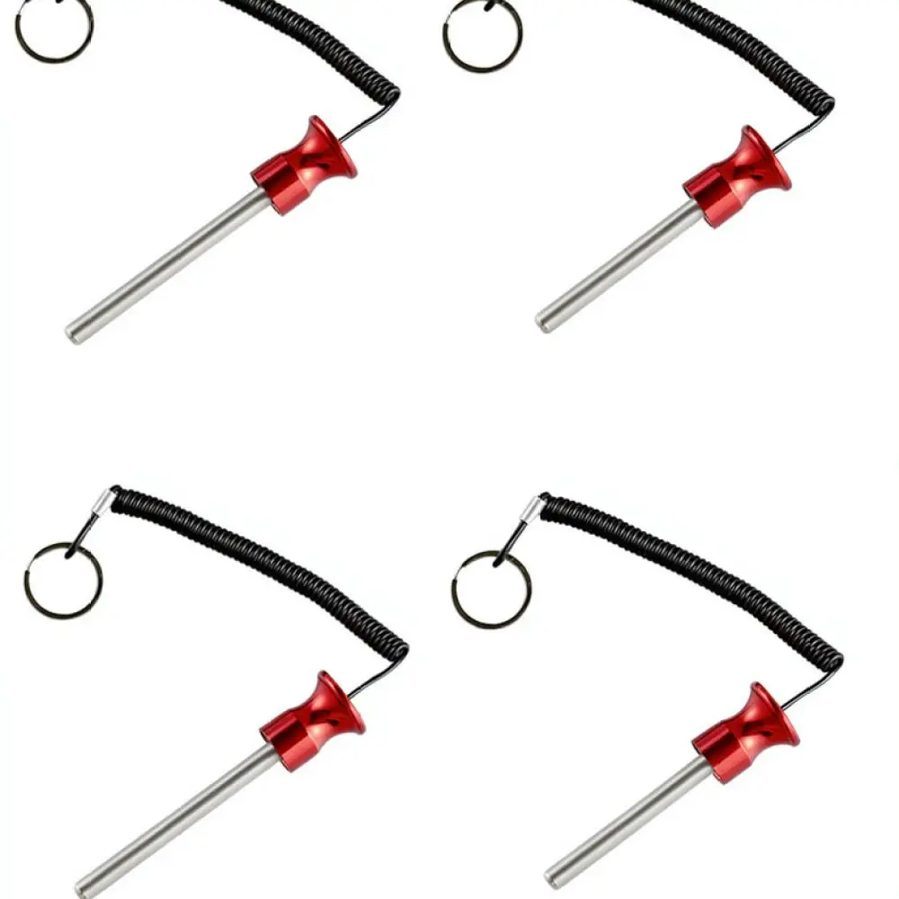 Adjustable Weight Stack Pin For Gym Equipment Magnetic Alloy Selector Pin With Anti Lost Lanyard Strength Training Tool