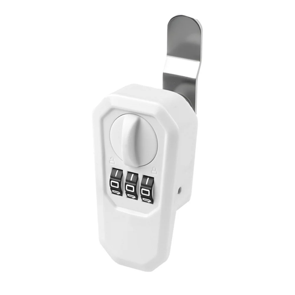 ABS 3 Digit Combination Cam Lock with Built-in Handle for File Cabinets Drawers and Storage Lockers 7.3 x 3.9 cm