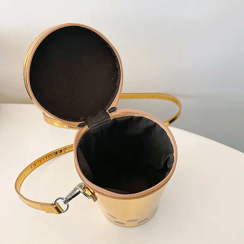 Per le donne ragazze tazza da tè al latte personalizzata Design creativo divertimento Mini borse per telefoni piccole 2024 borsa a tracolla in pelle