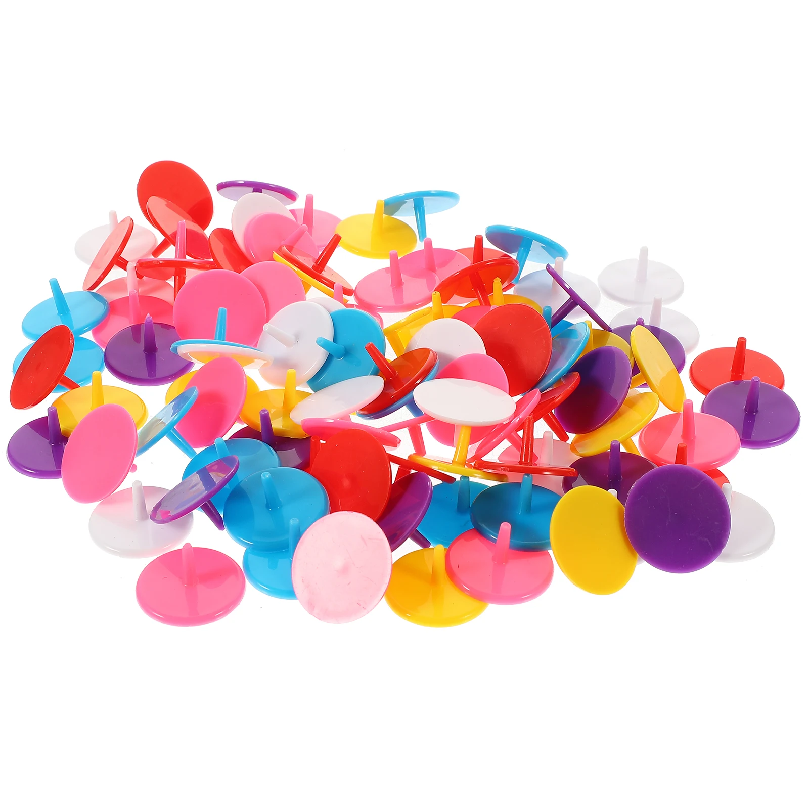 

100pcs Ball Plastic Mixed Color Portable Tools Line Markers For Men Golf Ball Markers Golf Training Accessories