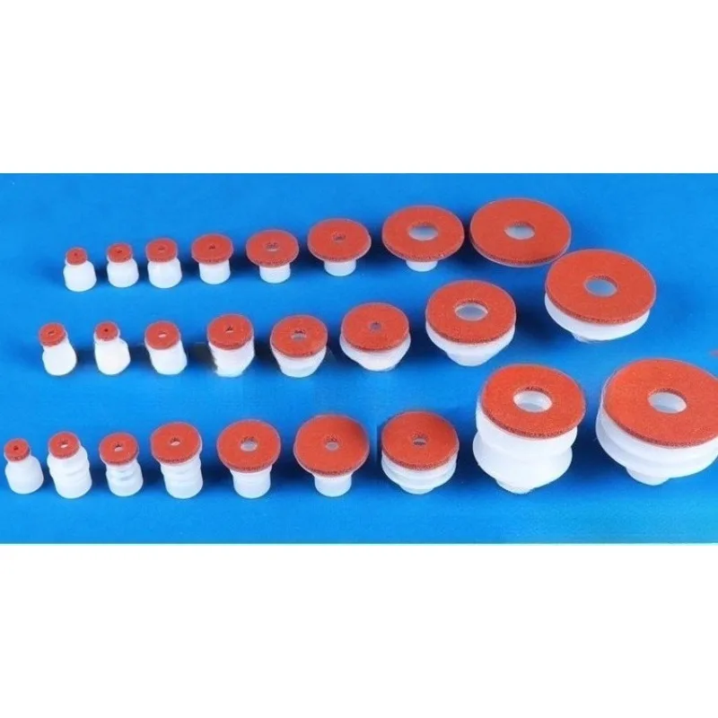 Robotic Arm Seamless Suction Cup Sponge Vacuum Suction Cup Large Head 8mm Mirror Seamless Industrial Suction Cup