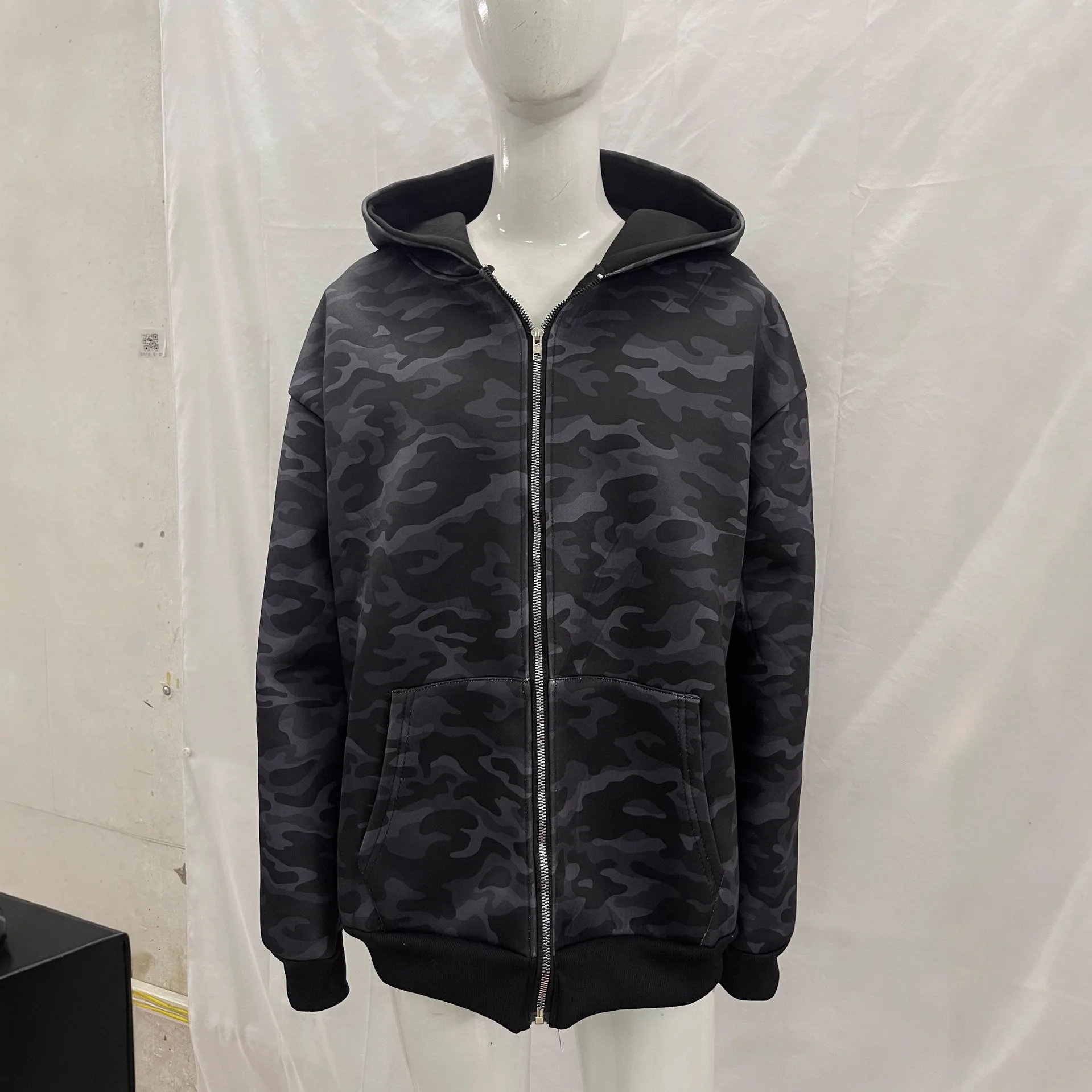 

American Retro Personalized Autumn New Hooded Cardigan Loose Men's Sweatirt Polyester Fiber Easy Care Proc Casual Scene