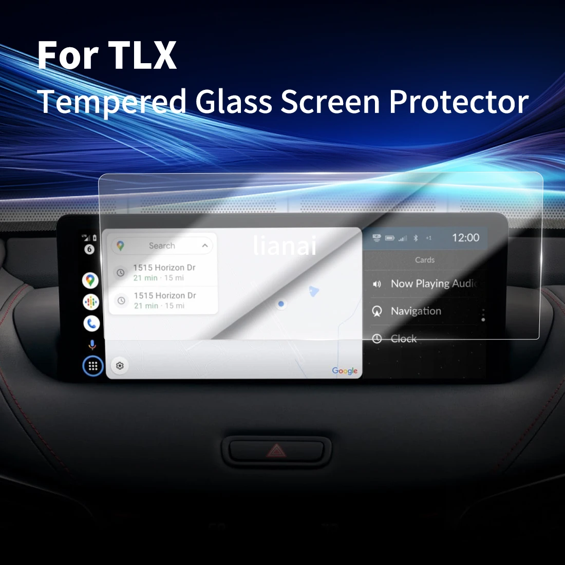 

Carplay Display Digital Screen Protector Tempered Glass Protective Film Navigator Car Stickers Accessories For eulogize TLX 2024