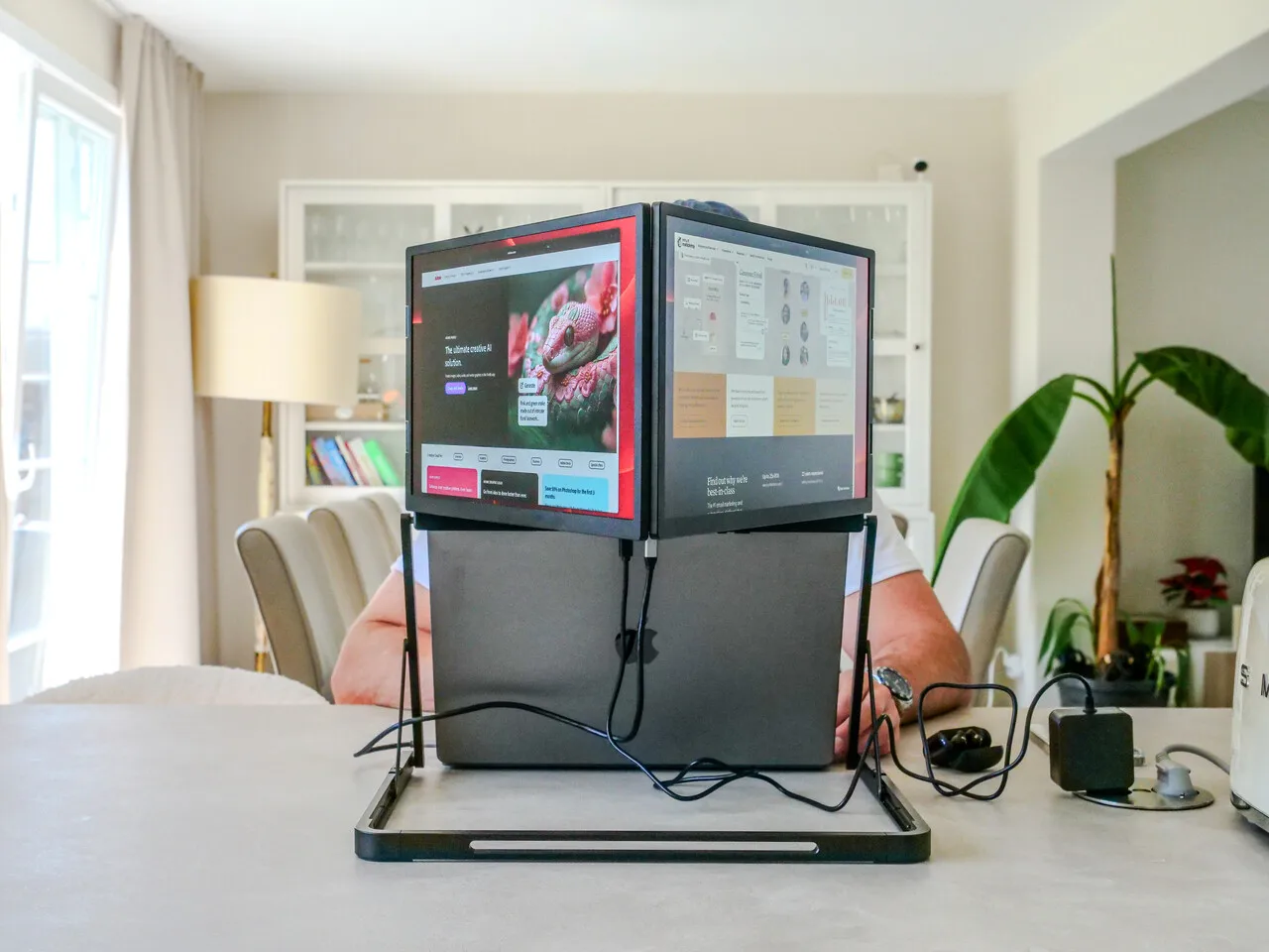 

Новые портативные игровые мониторы 2026 года с тремя экранами 15,6 дюйма FHD, USB-C, HDMI, ультратонкие, для MacBook, телефонов, PS, Xbox, Switch, работы