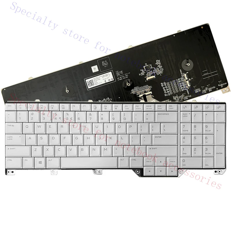 A+  RGB US Keyboard W/ Backlit For Dell Alienware 17 R5 Area 51M 07NF7F PK132F11B01